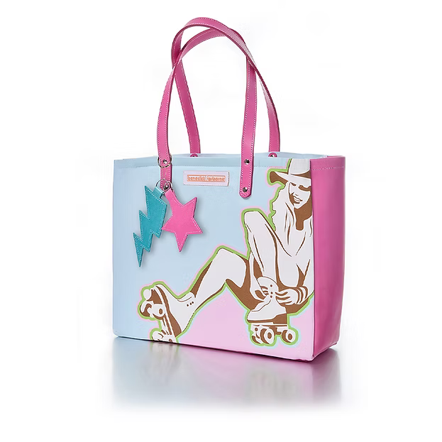 RollerGirl Tote Bag — Vibrant Graphic Statement Bag