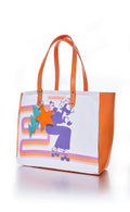 SkateGirl Tote Bag — Retro Art Statement Bag